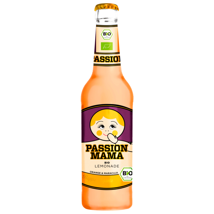 Passion Mama Bio Limonade Orange & Maracuja 0,33l